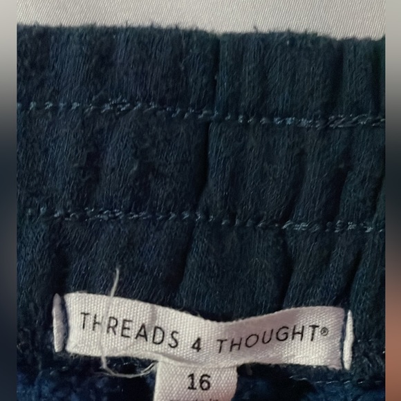 Threads 4 Thought blue jogger pants - Picture 4 of 7